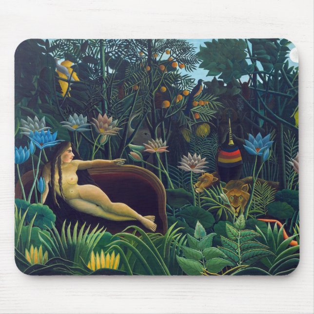 Henri Rousseau - The Dream / Le Reve Mouse Pad (Front)