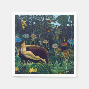 Henri Rousseau - The Dream / Le Reve Napkin