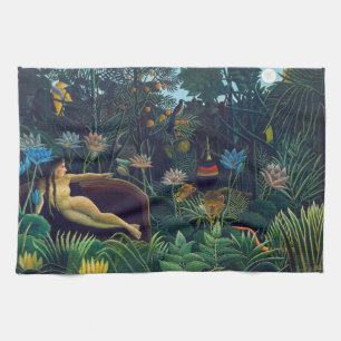 Henri Rousseau - The Dream / Le Reve Tea Towel