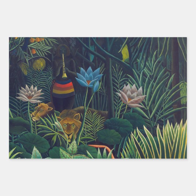 Henri Rousseau - The Dream / Le Reve Wrapping Paper Sheet (Front)