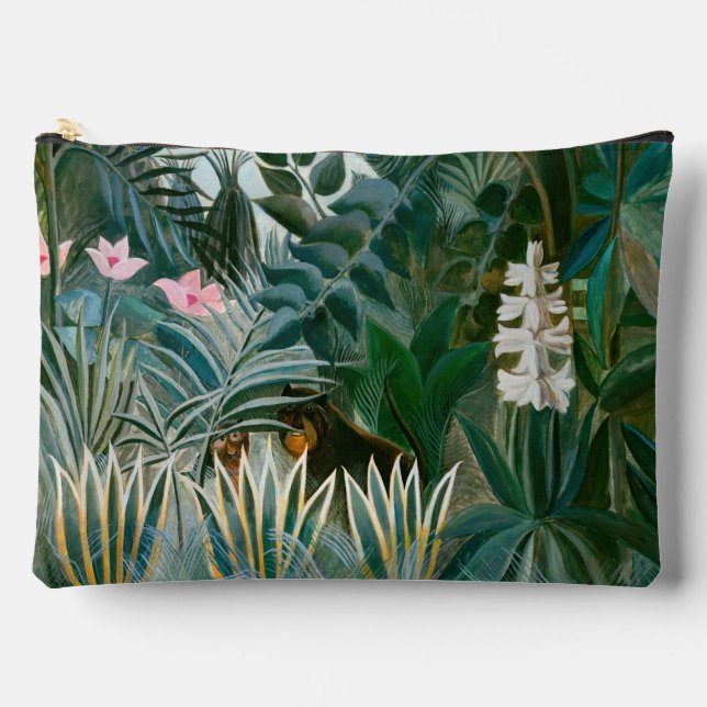 Henri Rousseau - The Equatorial Jungle Accessory Pouch (Front)