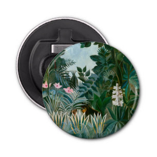 Henri Rousseau - The Equatorial Jungle Bottle Opener