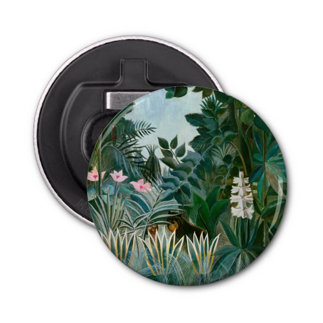 Henri Rousseau - The Equatorial Jungle Bottle Opener (Front)