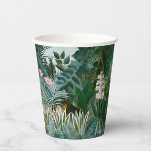 Henri Rousseau - The Equatorial Jungle Paper Cups