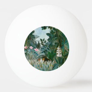 Henri Rousseau - The Equatorial Jungle Ping Pong Ball