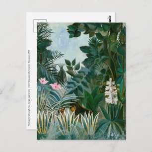 Henri Rousseau - The Equatorial Jungle Postcard