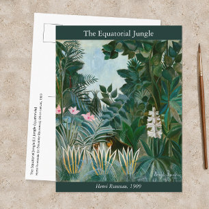 Henri Rousseau - The Equatorial Jungle Postcard