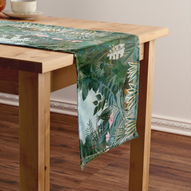 Henri Rousseau - The Equatorial Jungle Short Table Runner (In Situ)