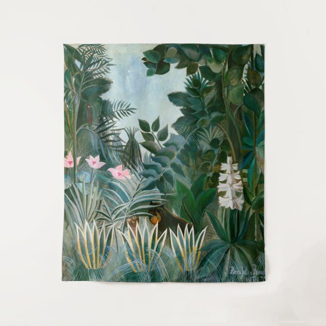 Henri Rousseau - The Equatorial Jungle Tapestry (Front)