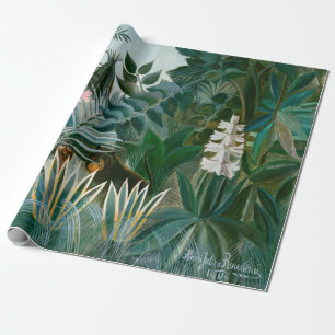 Henri Rousseau - The Equatorial Jungle Wrapping Paper