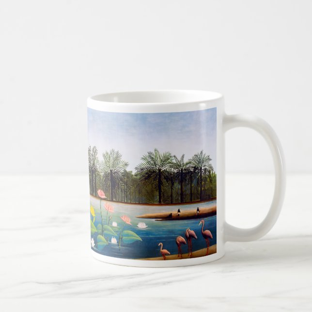 Henri Rousseau - The Flamingoes Coffee Mug (Right)