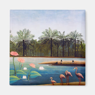 Henri Rousseau - The Flamingoes Magnet