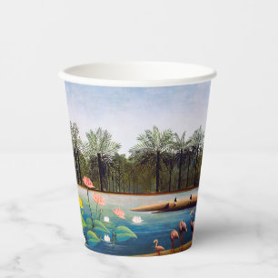 Henri Rousseau - The Flamingoes Paper Cups