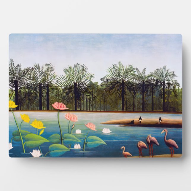 Henri Rousseau - The Flamingoes Plaque (Front)