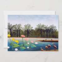 Henri Rousseau - The Flamingoes