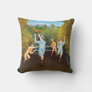 Henri Rousseau - The Football Players Cushion