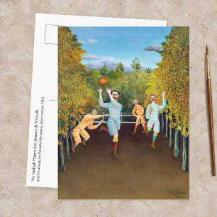 Henri Rousseau - The Football Players Postcard