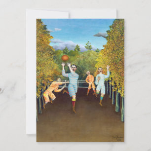 Henri Rousseau - The Football Players Thank You Card