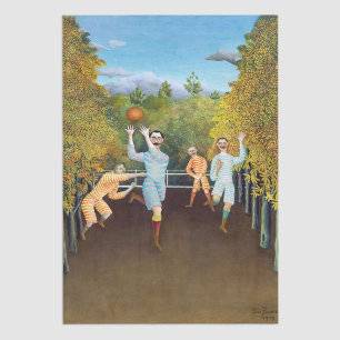 Henri Rousseau - The Football Players Tissue Paper