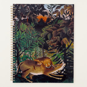Henri Rousseau - The Hungry Lion Planner