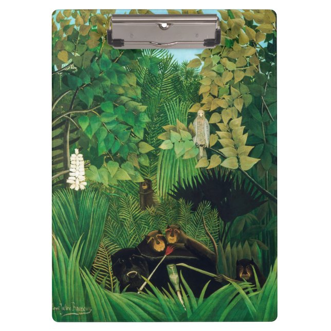 Henri Rousseau - The Merry Jesters Clipboard (Front)