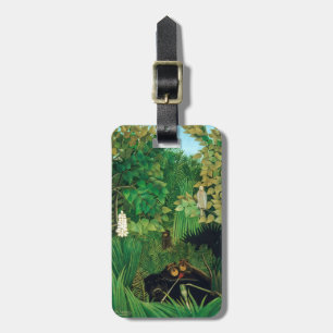 Henri Rousseau - The Merry Jesters Luggage Tag