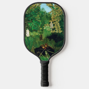 Henri Rousseau - The Merry Jesters Pickleball Paddle