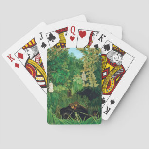 Henri Rousseau - The Merry Jesters Playing Cards