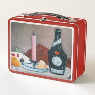 Henri Rousseau - The Pink Candle Metal Lunch Box