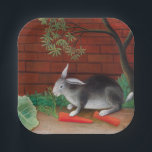 Henri Rousseau - The Rabbit's Meal Paper Plate<br><div class="desc">The Rabbit's Meal (Le repas du lapin) - Henri Rousseau (aka Douanier Rousseau),  Oil on Canvas,  1908</div>