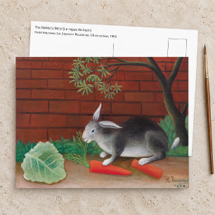 Henri Rousseau - The Rabbit's Meal Postcard
