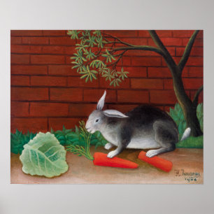 Henri Rousseau - The Rabbit's Meal Poster