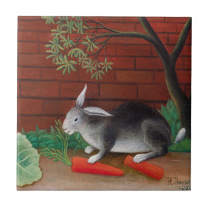 Henri Rousseau - The Rabbit's Meal Tile