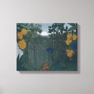 Henri Rousseau - The Repast of the Lion Canvas Print