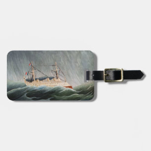 Henri Rousseau - The Ship in the Tempest Luggage Tag