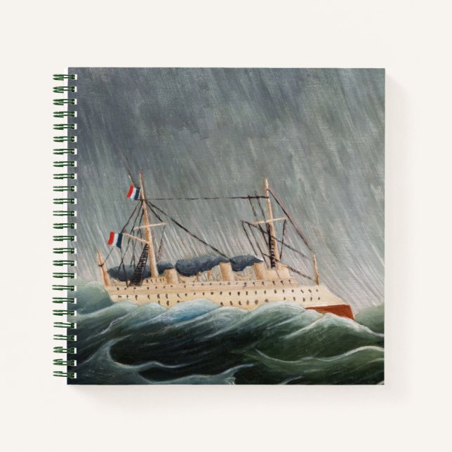Henri Rousseau - The Ship in the Tempest Notebook (Front)