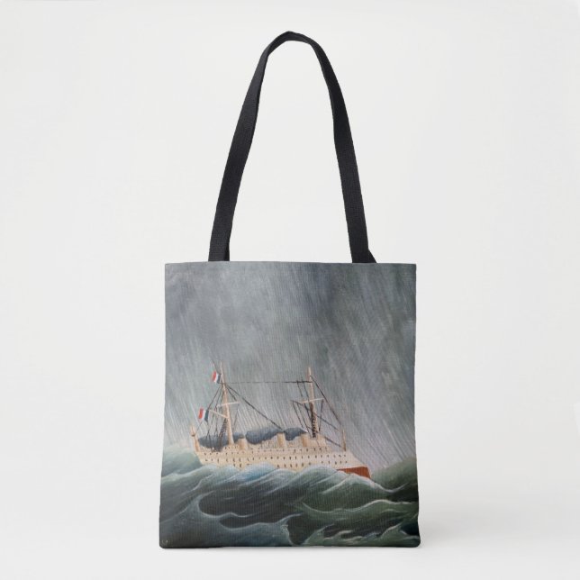 Henri Rousseau - The Ship in the Tempest Tote Bag (Front)