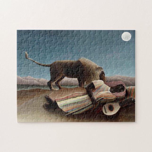 HENRI ROUSSEAU - The sleeping gypsy 1897 Jigsaw Puzzle (Horizontal)