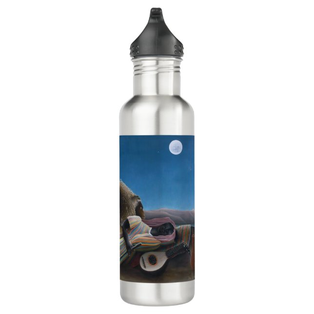 Henri Rousseau - The Sleeping Gypsy 710 Ml Water Bottle (Right)