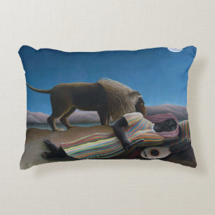 Henri Rousseau - The Sleeping Gypsy Decorative Cushion