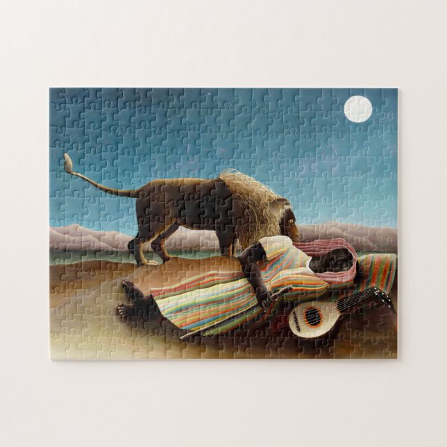 Henri Rousseau The Sleeping Gypsy Puzzle (Horizontal)