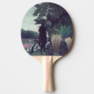 Henri Rousseau - The Snake Charmer Ping Pong Paddle