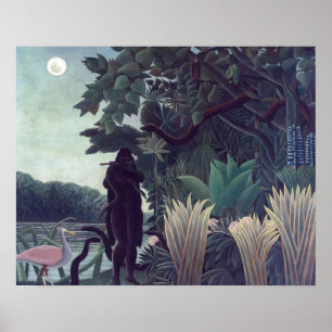 Henri Rousseau - The Snake Charmer Poster