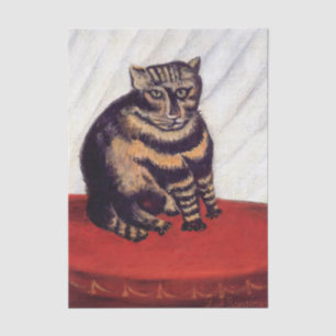 Henri Rousseau - The Tabby Tissue Paper
