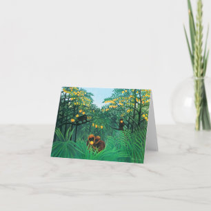 Henri Rousseau The Tropics Card
