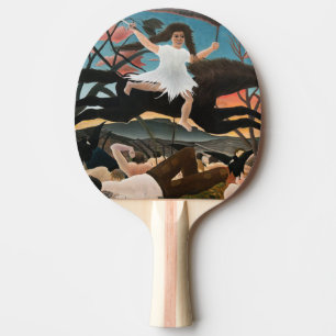 Henri Rousseau - The War Ping Pong Paddle