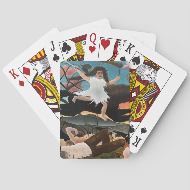 Henri Rousseau - The War Playing Cards (Back)