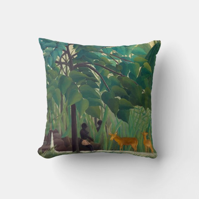 Henri Rousseau - The Waterfall Cushion (Front)