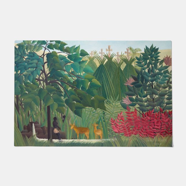 Henri Rousseau - The Waterfall Doormat (Front)