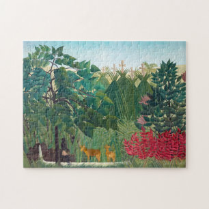 Henri Rousseau - The Waterfall Jigsaw Puzzle